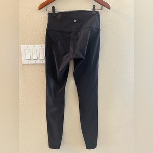 Lululemon wunder under foil leggings